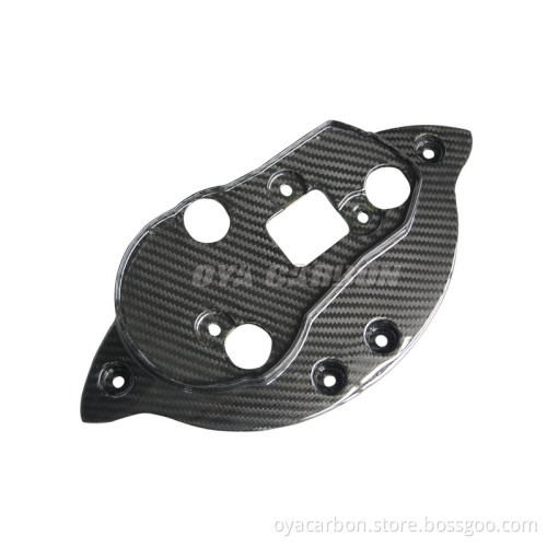 Carbon Fiber Clock Backing Plate for Triumph 2011 St/Speed Triple (TR#84)